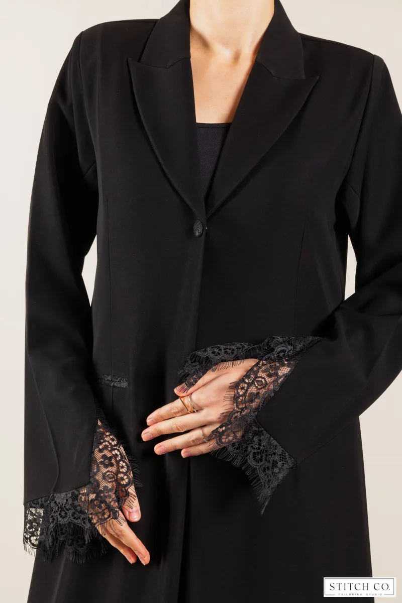 BLACK  BLAZER CLASSIC  ABAYA 