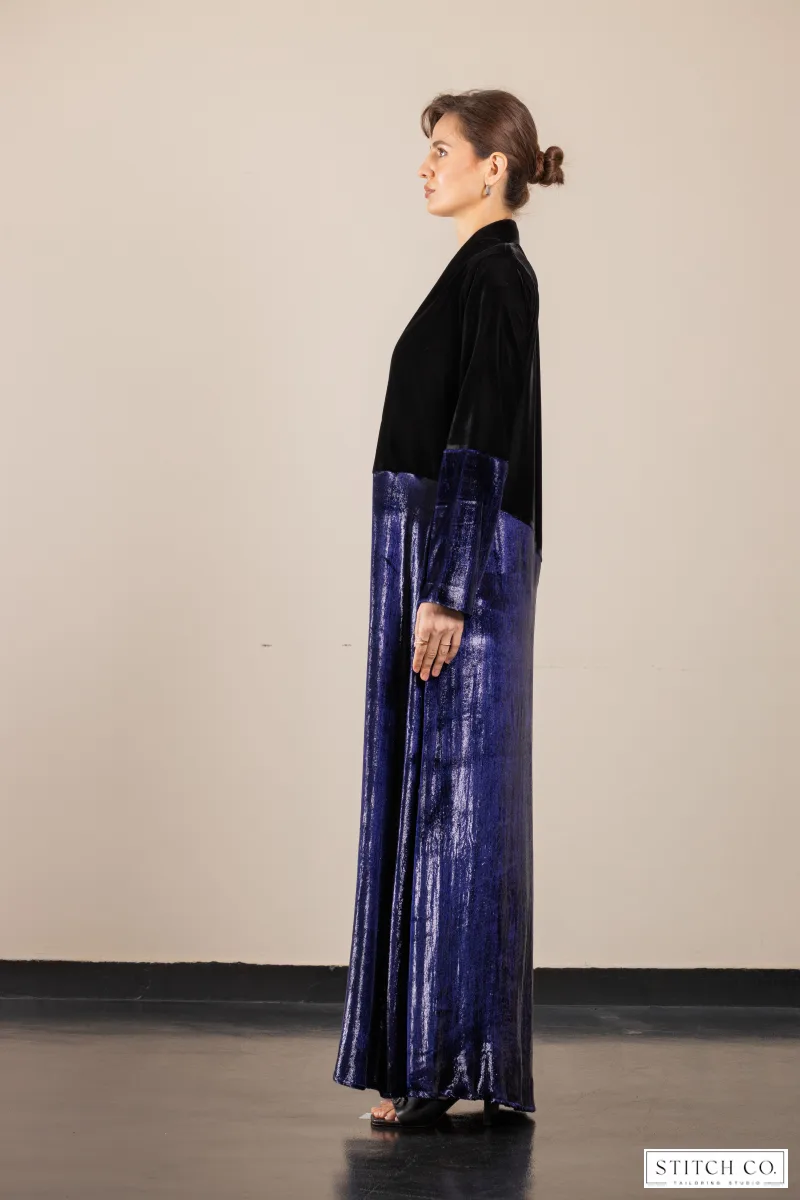 DUAL VELVET ABAYA