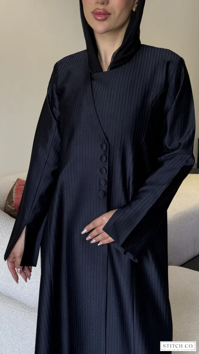 NEAVY BLUE CHINY ABAYA 