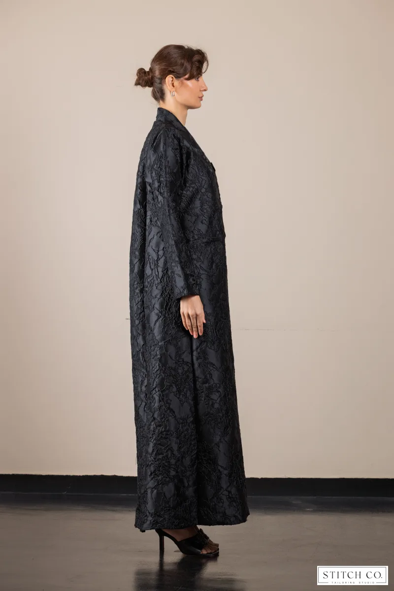 BLACK ABAYA DARK TONES