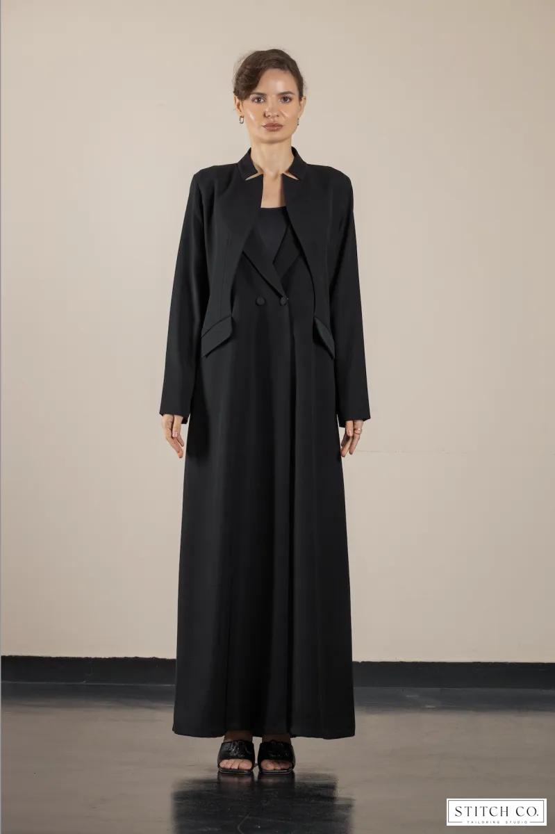 BLACK JACKET ABAYA 