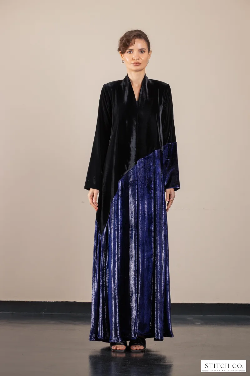 DUAL VELVET ABAYA