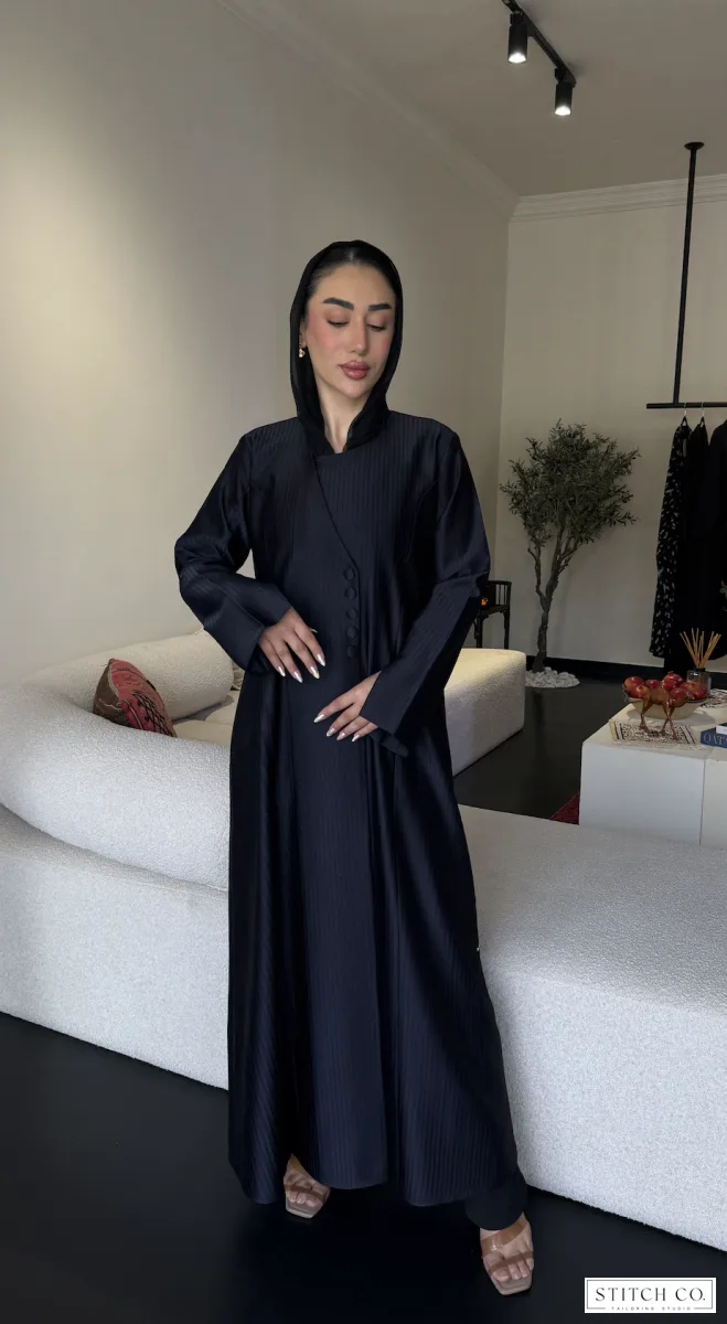 NEAVY BLUE CHINY ABAYA 